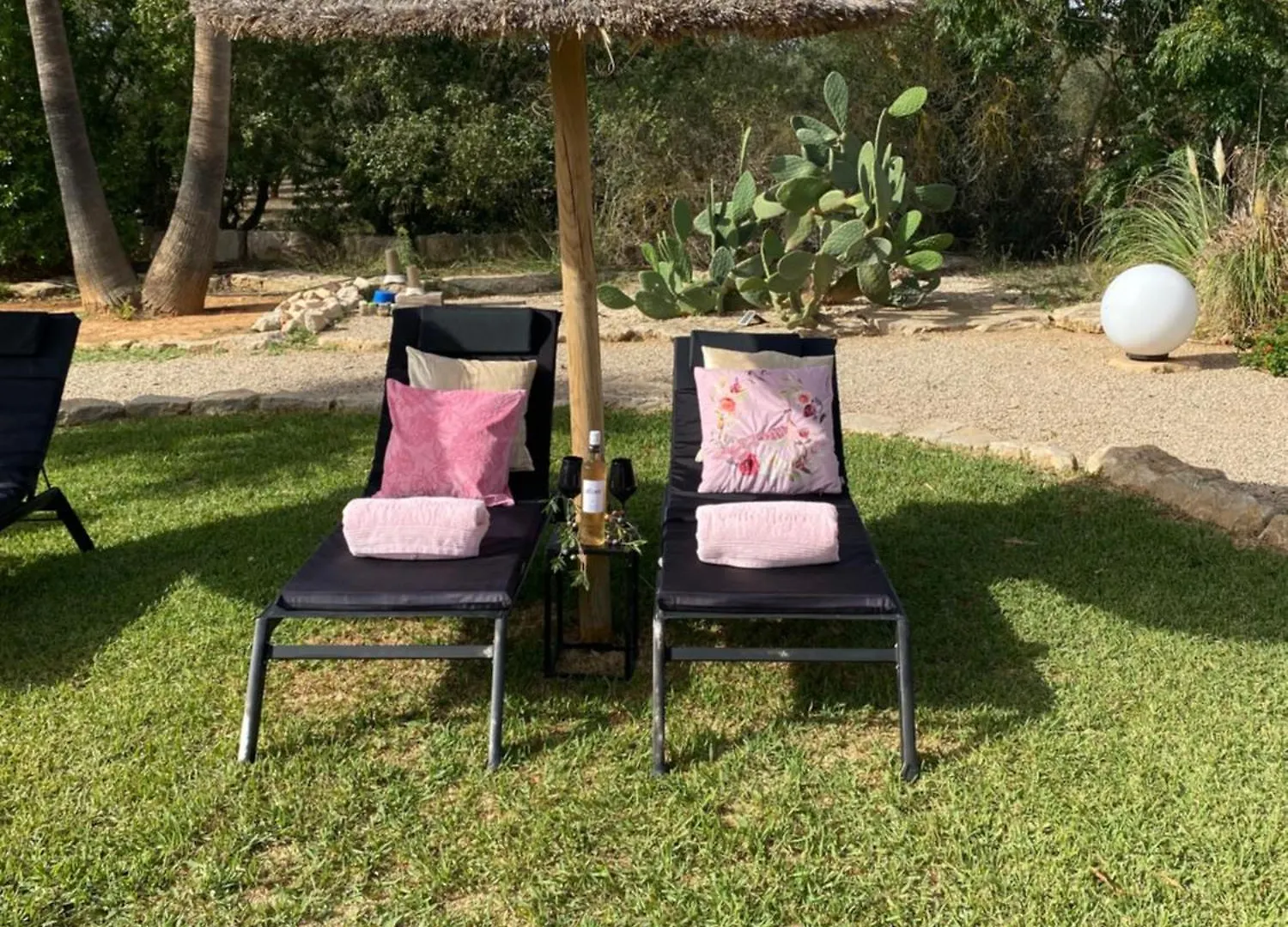 Mallorca Finca Gallo Negro Santanyi Campos Gesamte Unterkunft Social Media 坎波斯
